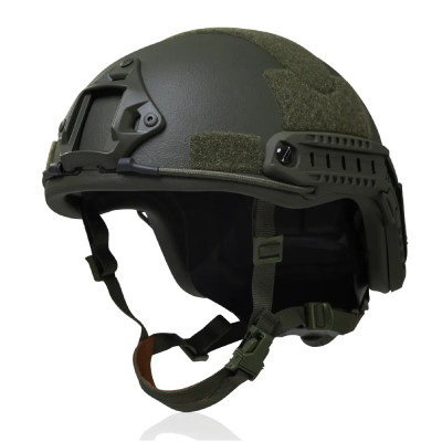 Кевларовий шолом Ukrarmor FAST Team Wendy. Рівень захисту NIJ IIIA Олива