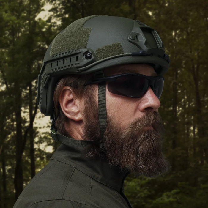 Кевларовий шолом Ukrarmor FAST Team Wendy. Рівень захисту NIJ IIIA Олива 