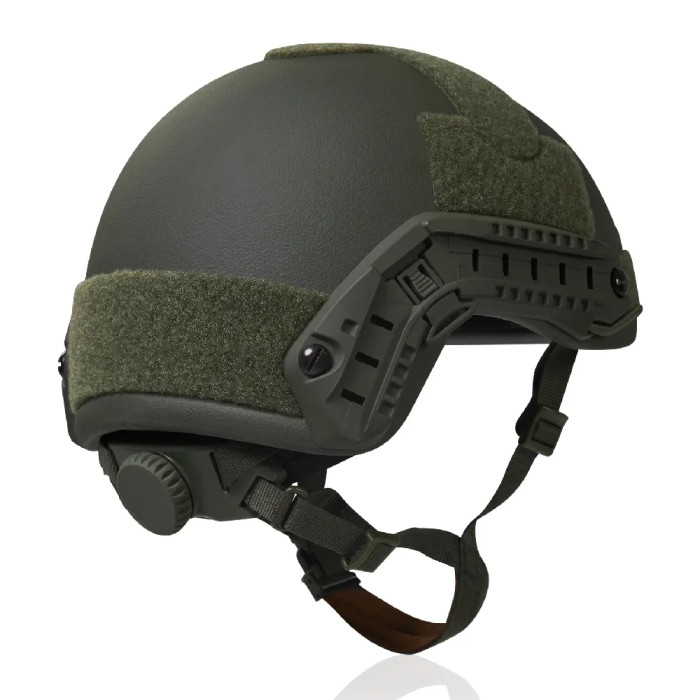 Кевларовий шолом Ukrarmor FAST Team Wendy. Рівень захисту NIJ IIIA Олива 