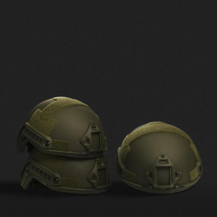 Кевларовий шолом Ukrarmor FAST Team Wendy. Рівень захисту NIJ IIIA Олива 