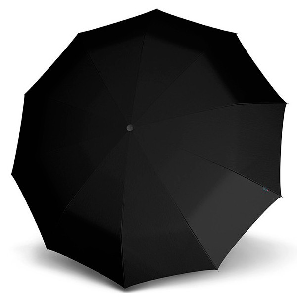 Парасолька Knirps T. 771 Black Напівавто /тростина /10спіц /D111x91см 