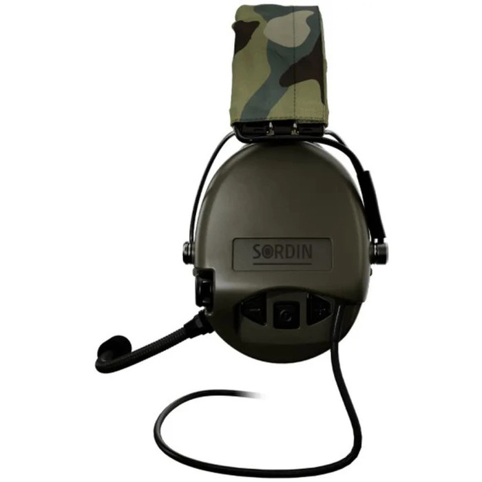 Активні навушники Sordin Supreme MIL CC, Гарнітура (Верхній тримач) green 