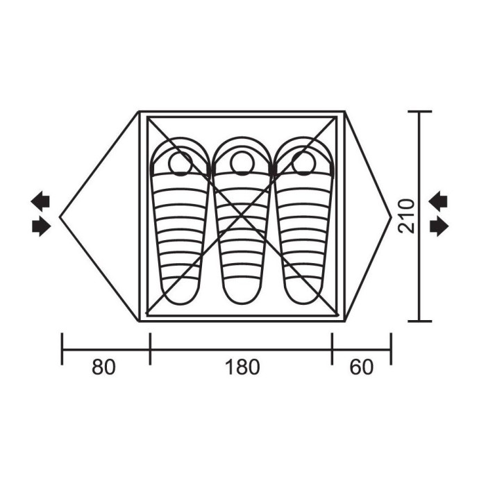 Намет RedPoint Steady 3 FIB 