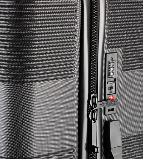 Валіза Swissbrand Cairo (M) Black (SWB_LHCAI001M) 