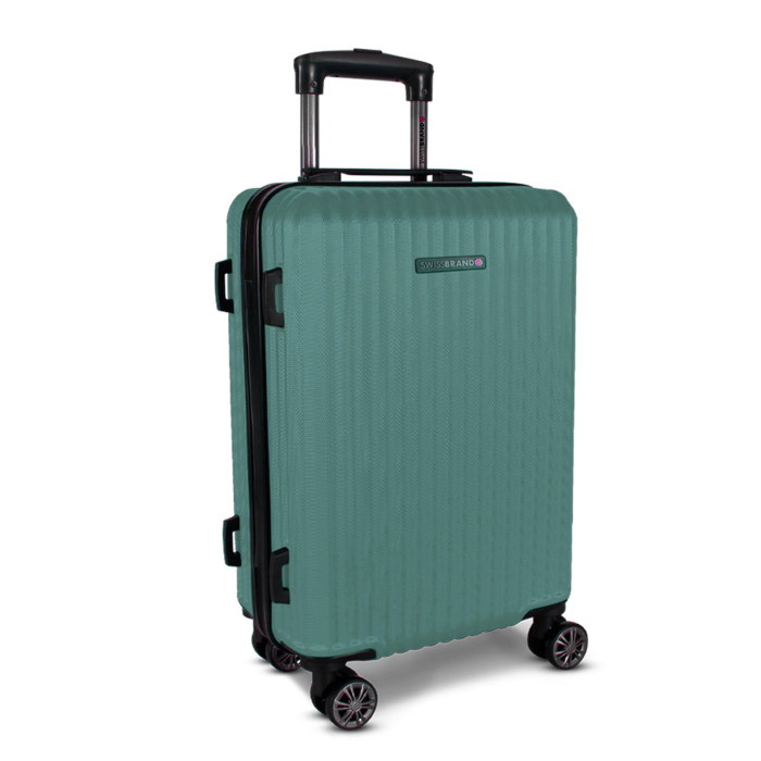 Валіза Swissbrand Riga 2.0 (M) Sea Green (SWB_LHRIG509M) 