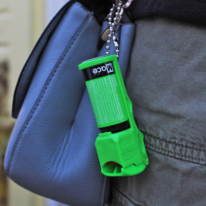 Перцевий балончик-брелок Mace кишеньковий 12 г, зелений 