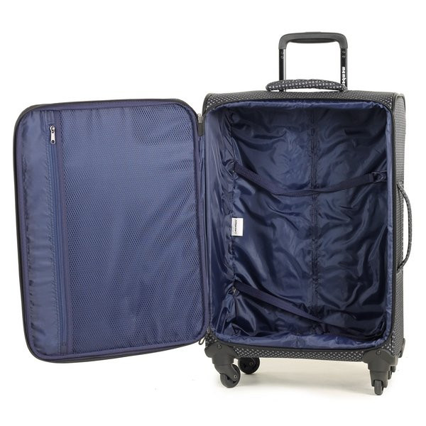 Валіза Members Vogue, чорна/біла (розмір M) 