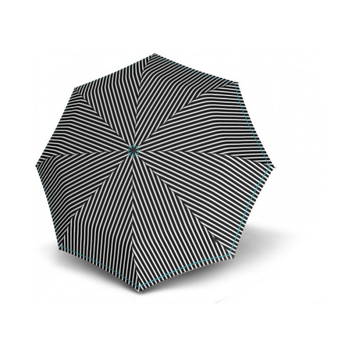 Парасолька Knirps E. 200 Strip Strap Blue Авто /складаний /8спіц /D97x28см 