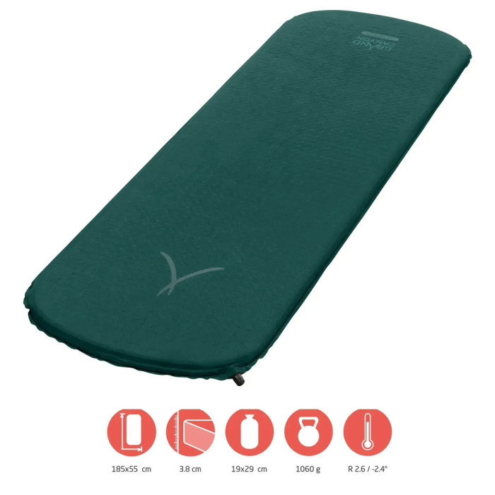 Килимок самонадувний Grand Canyon Hattan 3.8 M Botanical Garden (350002) 