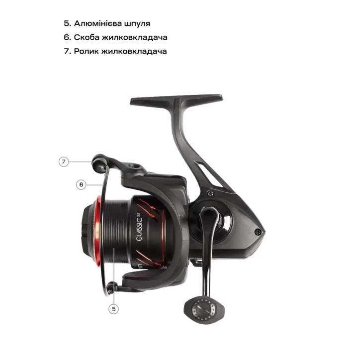 Котушка Brain Classic SE 4000S 4+1BB 5.0:1 