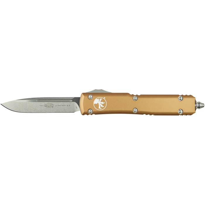 Ніж Microtech Ultratech Drop Point Stonewash tan 