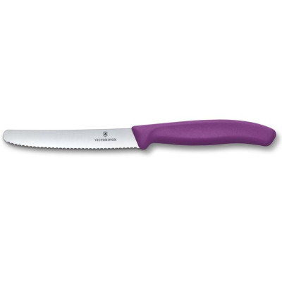 Ніж для томатів Victorinox Swiss Classic 11см хвил фіол 6.7835.C1