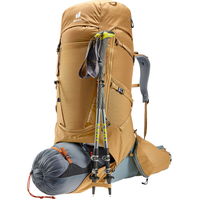 Рюкзак DEUTER Aircontact Core 60+10 колір 6318 almond-teal 