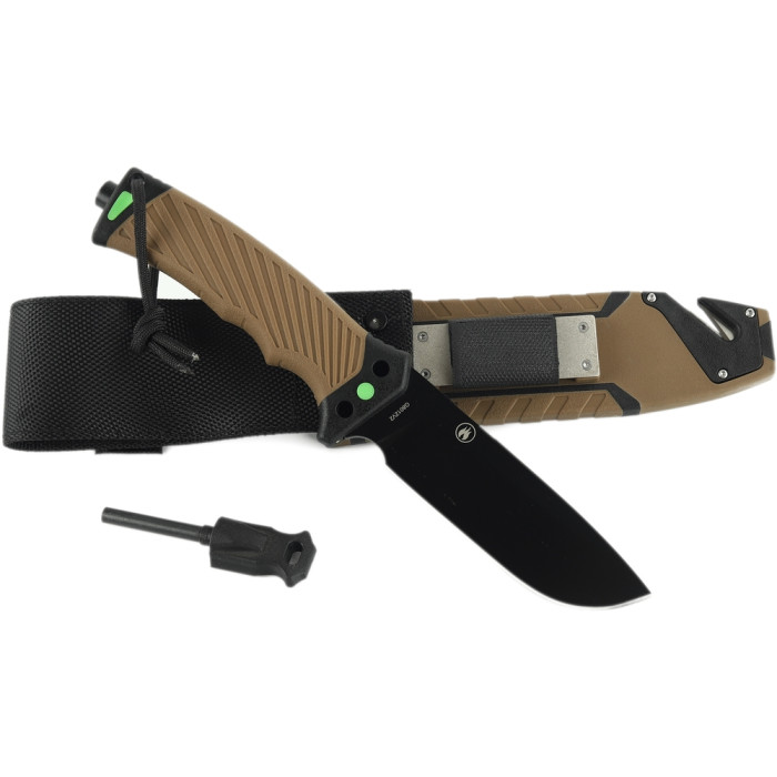 Ніж Ganzo G8012V2-DY коричневий 