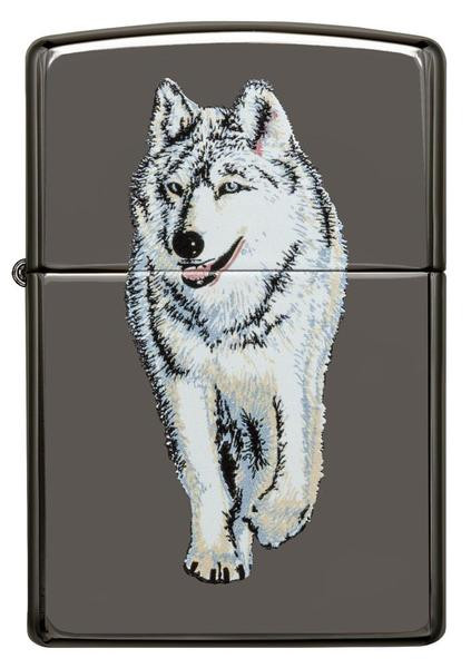 Запальничка Zippo 150 Wolf Black Ice 769 