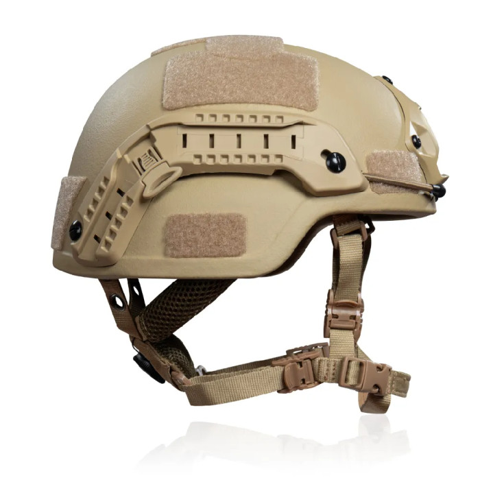 Кевларовий шолом Ukrarmor Mich 2000 Team Wendy. Рівень захисту NIJ IIIA Койот 