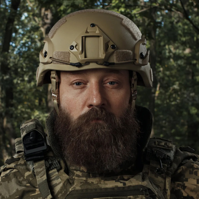 Кевларовий шолом Ukrarmor Mich 2000 Team Wendy. Рівень захисту NIJ IIIA Койот 