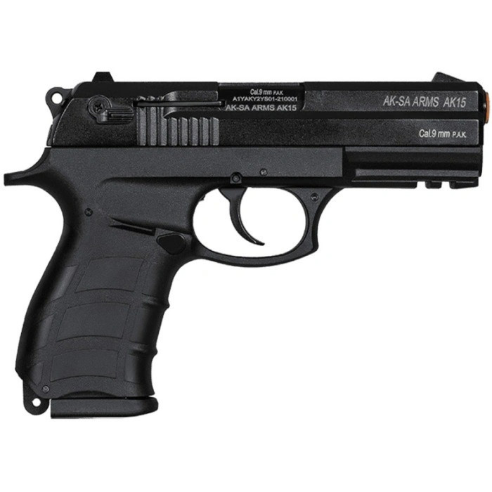 Пістолет сигнальний Aksa Arms AK15 CC-01 cal.9 PAK (Beretta PX4 Storm) Black 