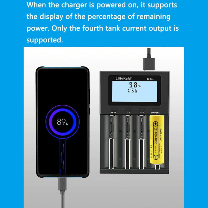 Зарядний пристрій LiitoKala Lii-M4 