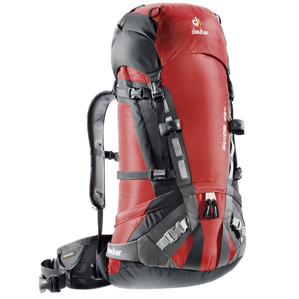 Рюкзак Deuter Guide, 45 + л, cranberry-anthracite 