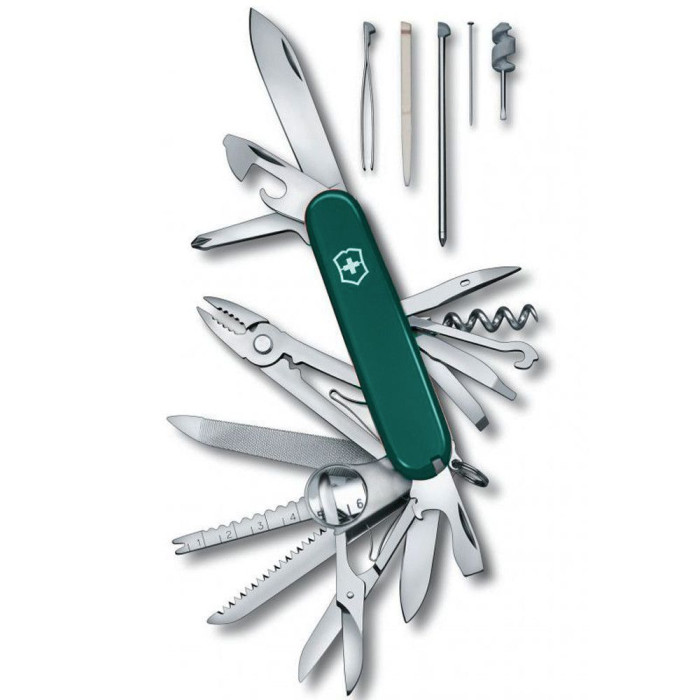 Ніж Victorinox Swisschamp 91мм/33функ/зел 