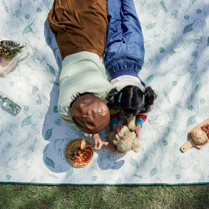 Килимок для пікніка Naturehike 180*200 CNH22DZ14004, зелений принт 