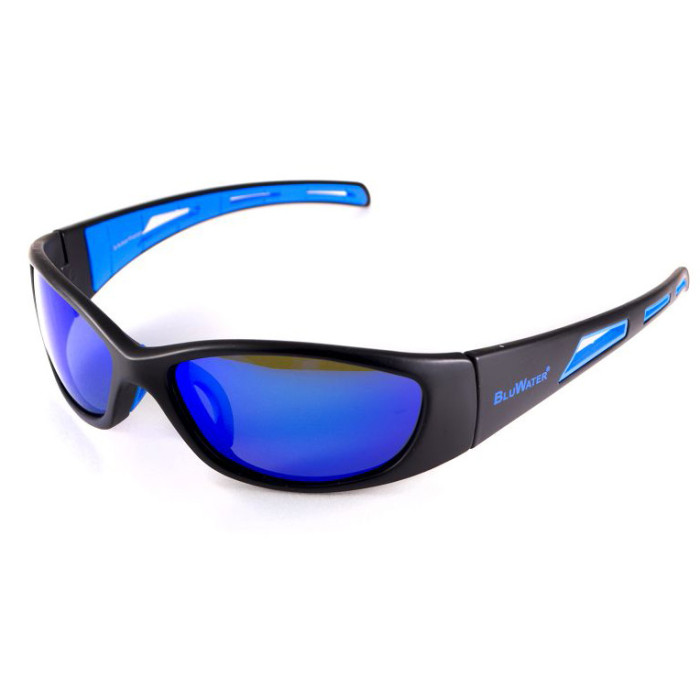 Окуляри BluWater Buoyant - 2 Polarized (G-Tech blue) дзеркальні сині 