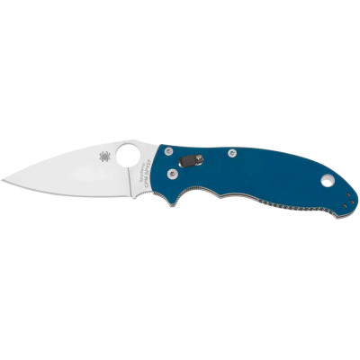 Ніж Spyderco Manix 2, CPM SPY27, G-10 cobalt blue