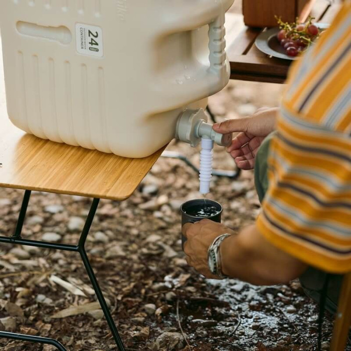 Каністра для води Naturehike NH16S012-T, 24 літрів, сіра 