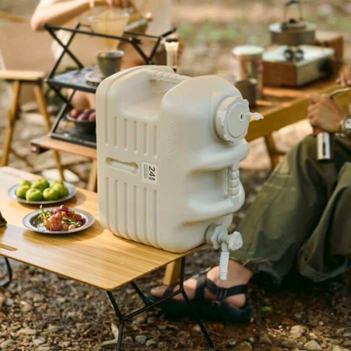 Каністра для води Naturehike NH16S012-T, 24 літрів, сіра 