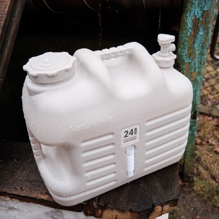 Каністра для води Naturehike NH16S012-T, 24 літрів, сіра 