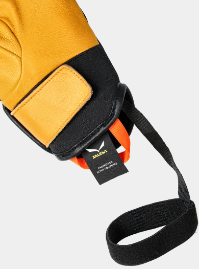 Рукавиці Salewa LEATHER WOOL GLOVES - жовті, M 