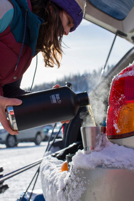 Термофляга Klean Kanteen Classic Vacuum Shale Black Matt 1900 мл 