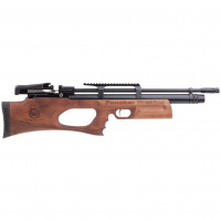 Гвинтівка пневматична Kral Puncher Breaker PCP Wood 4,5 мм з глушником