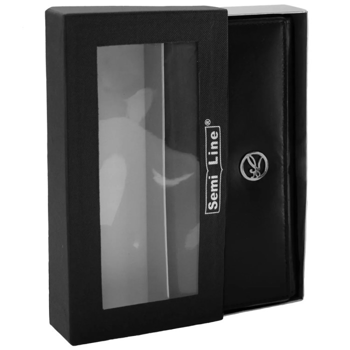 Гаманець жіночий шкіряний Semi Line RFID Black (P8273-0) 