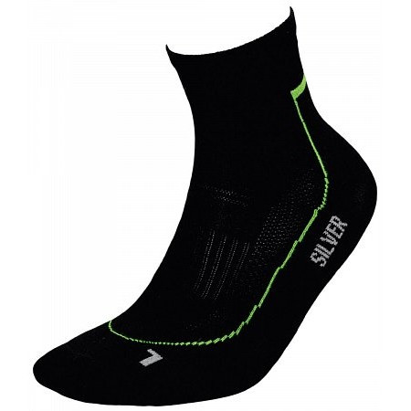 Термошкарпетки InMove Runner Deodorant чорний з зеленим, 38-40 