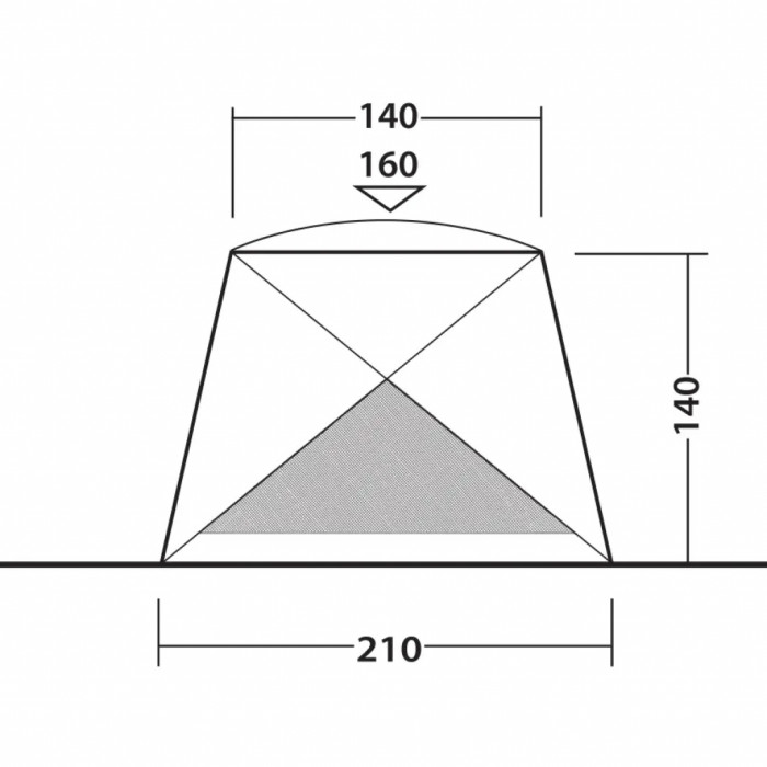 Намет Пляжний Outwell Beach Shelter Compton Blue (111230) 