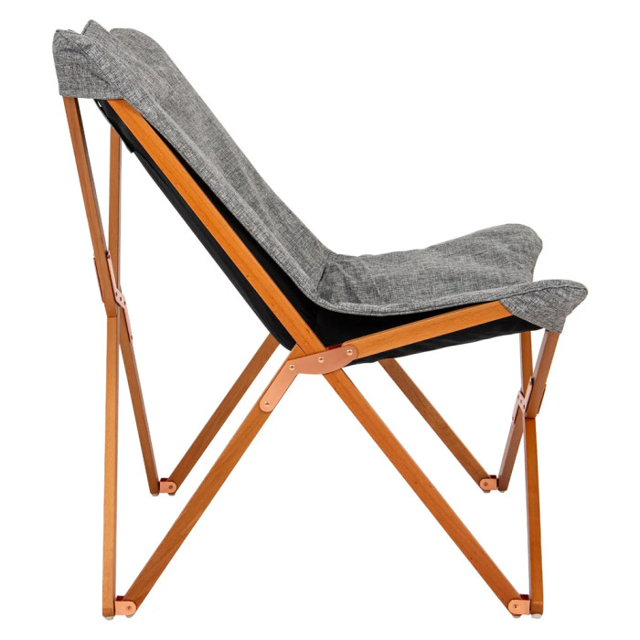 Крісло розкладне Bo-Camp Bloomsbury L Grey (1200370) 