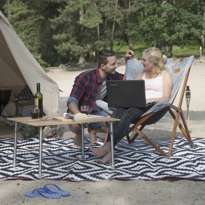 Крісло розкладне Bo-Camp Bloomsbury L Grey (1200370) 