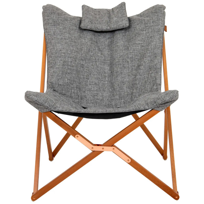 Крісло розкладне Bo-Camp Bloomsbury L Grey (1200370) 