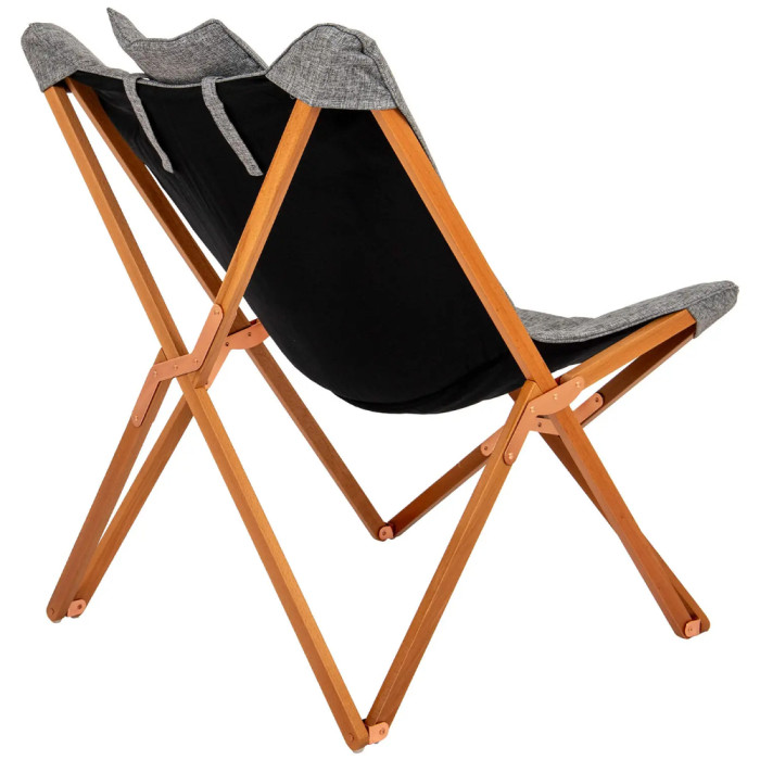 Крісло розкладне Bo-Camp Bloomsbury L Grey (1200370) 