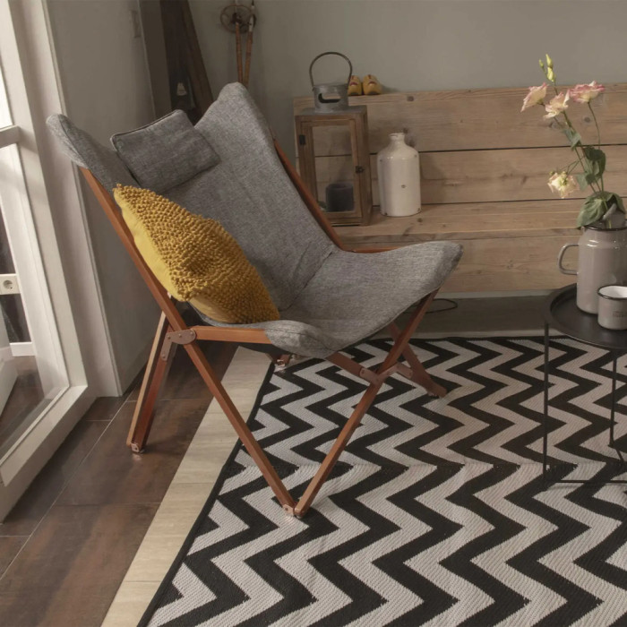 Крісло розкладне Bo-Camp Bloomsbury L Grey (1200370) 