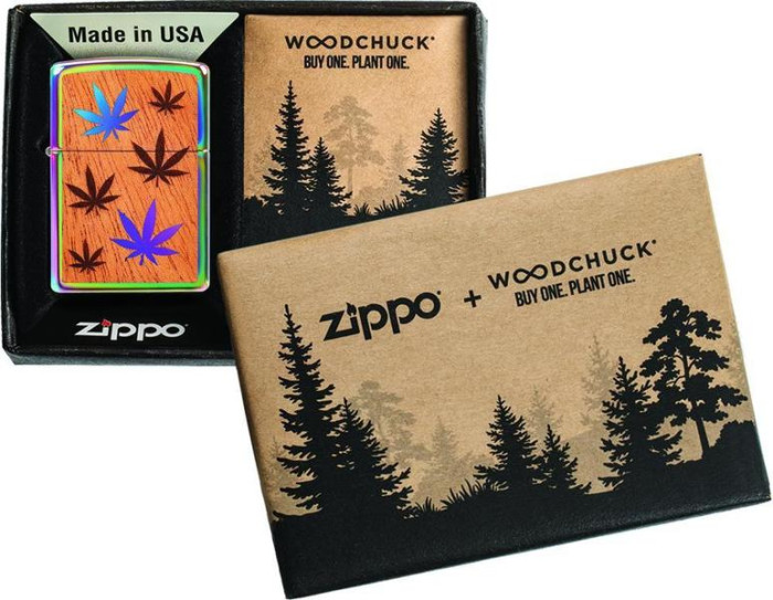 Запальничка Zippo 151 Woodchuck Leaves 29903 