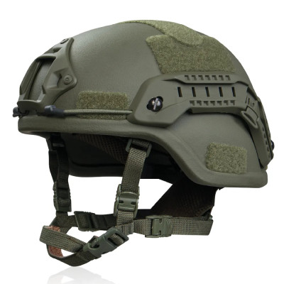 Кевларовий шолом Ukrarmor Mich 2000 Team Wendy. Рівень захисту NIJ IIIA Олива