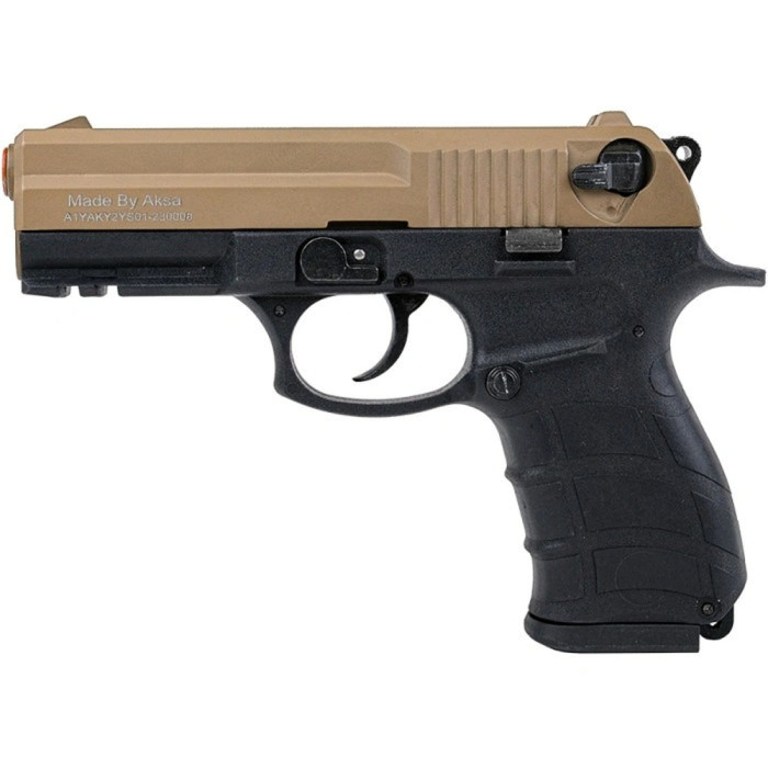 Пістолет сигнальний Aksa Arms AK15 CC-02 cal.9 PAK (Beretta PX4 Storm) Tan/Black 