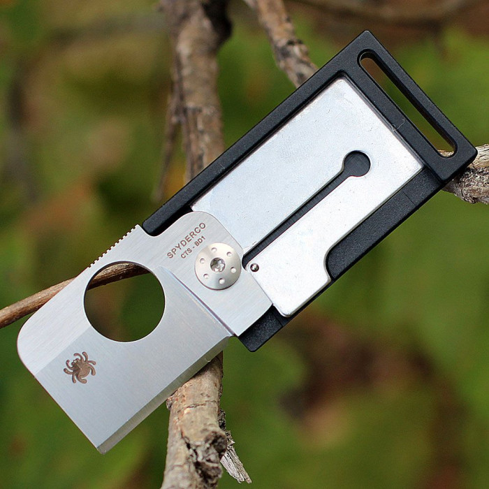 Ніж Spyderco Squarhead сірий (C193PGY) 