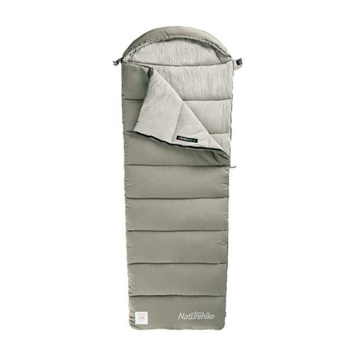 Спальник з капюшоном Naturehike M400 NH20MSD02, (1°C), лівий, зелений 