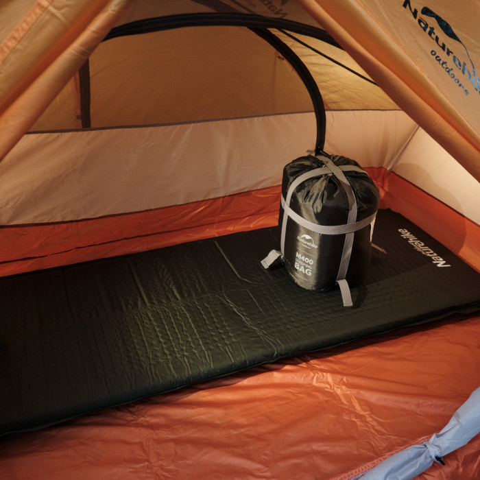 Спальник з капюшоном Naturehike M400 NH20MSD02, (1°C), лівий, зелений 