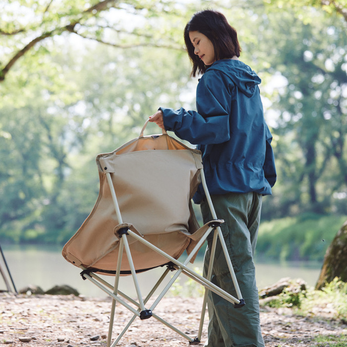 Стілець складаний Naturehike Stellaluna T01 CNH23JU13002, L, бежевий 