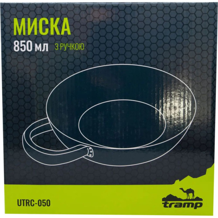Миска з нержавіючої сталі з ручкою Tramp UTRC-050 